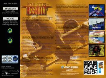 AeroFighters Assault (Europe) (En,Fr,De) box cover back